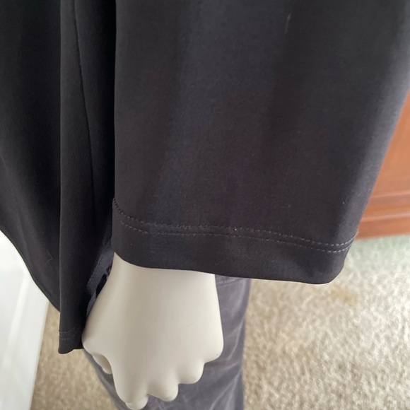 NWT Connected Apparel Open Front Black Cover-Up Jacket - Picture 4 of 6